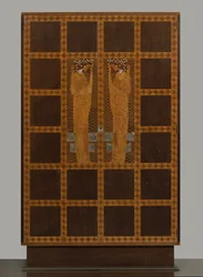 Inlaid Armoire from the Eisler-Terramare Apartment Bedroom